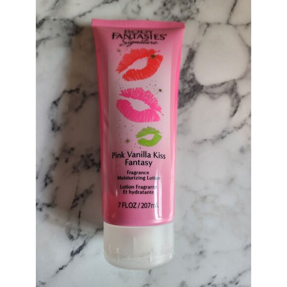 Body Fantasies Pink Vanilla Kiss Fantasy Fragrance Moisturizing Lotion 7 Fl Oz - Picture 3 of 4